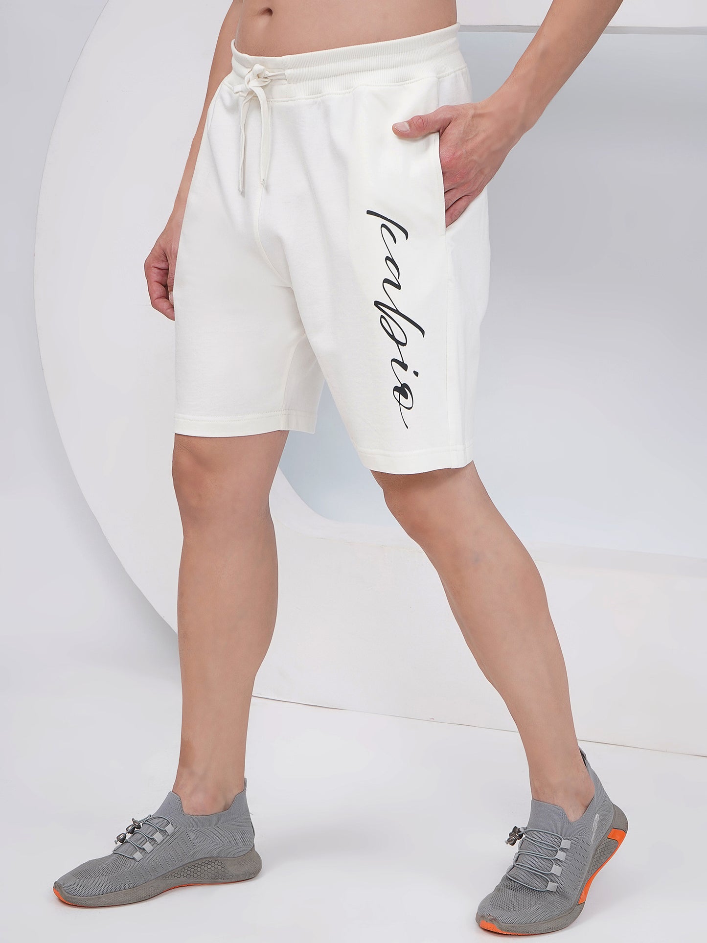 Off-White Men's Printed Cotton Shorts – KMSH003