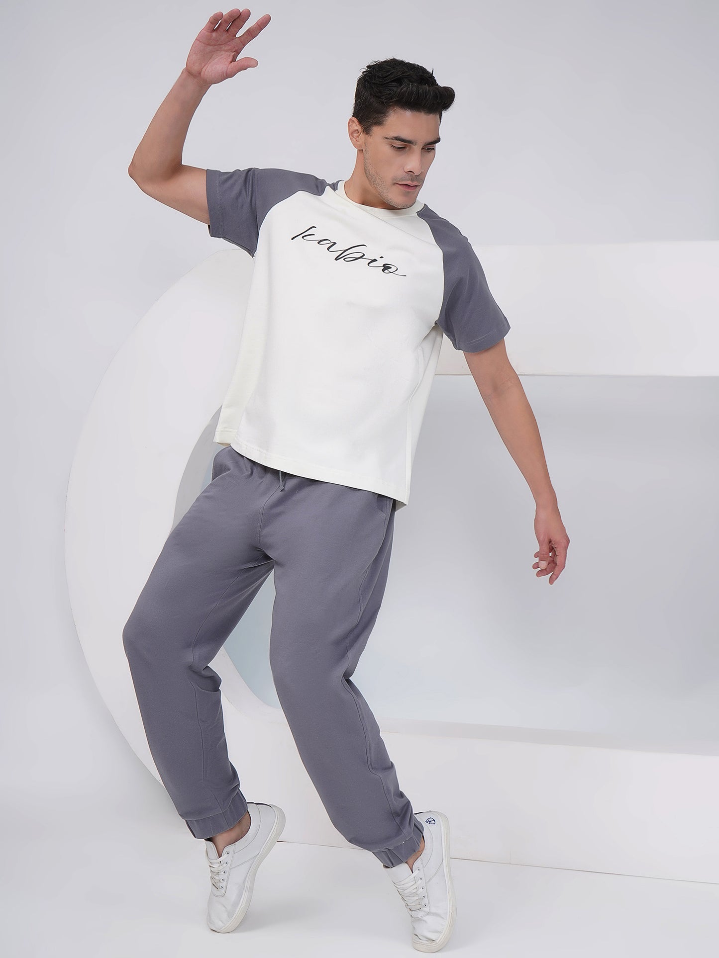 Slate Grey Men’s Cotton Joggers – KML002