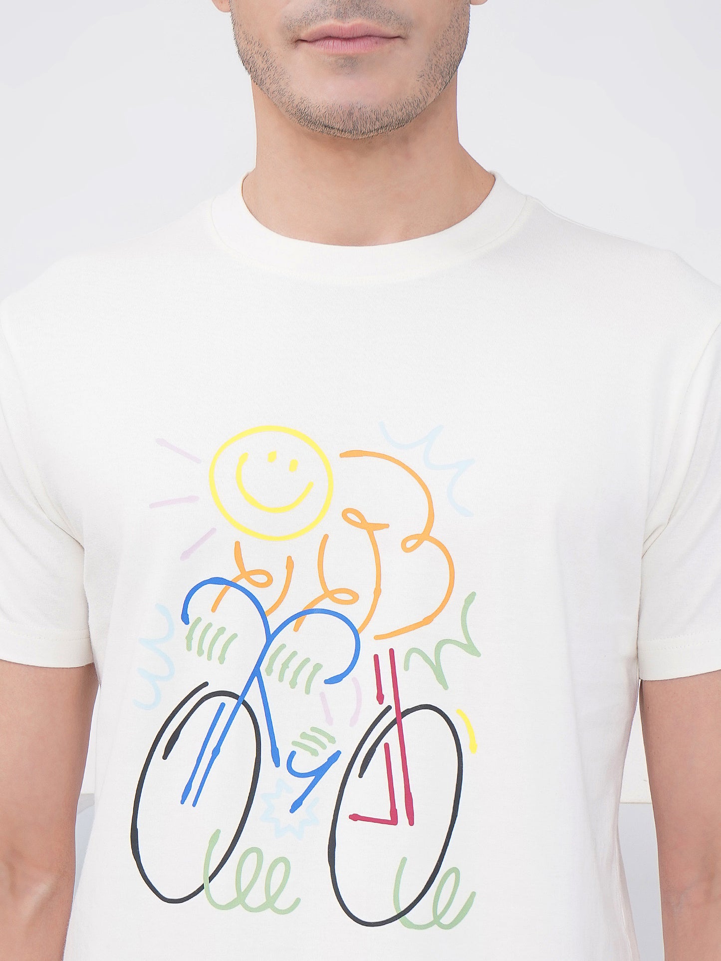 Off-White Men’s Graphic Print T-Shirt – KMRT004