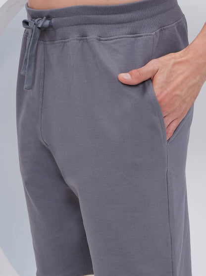 Men’s Slate Grey Contrast Trim Co-Ord Set - KMCS002