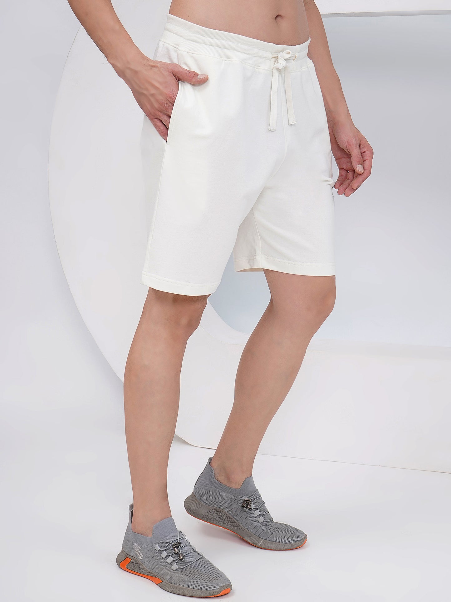 Off-White Men's Printed Cotton Shorts – KMSH003