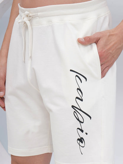 Off-White Men's Printed Cotton Shorts – KMSH003