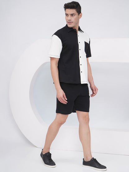 Men’s Monochrome Panel Co-Ord Set – KMCS003