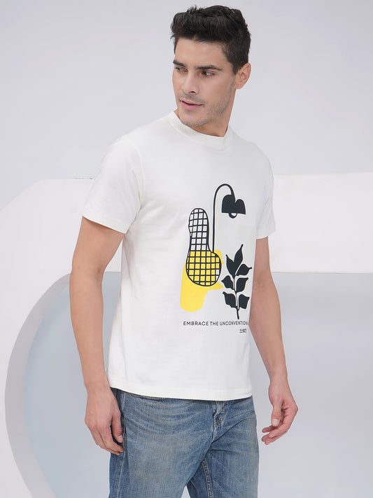 Off-White Men’s Graphic Print T-Shirt – KMRT006