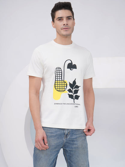 Off-White Men’s Graphic Print T-Shirt – KMRT006