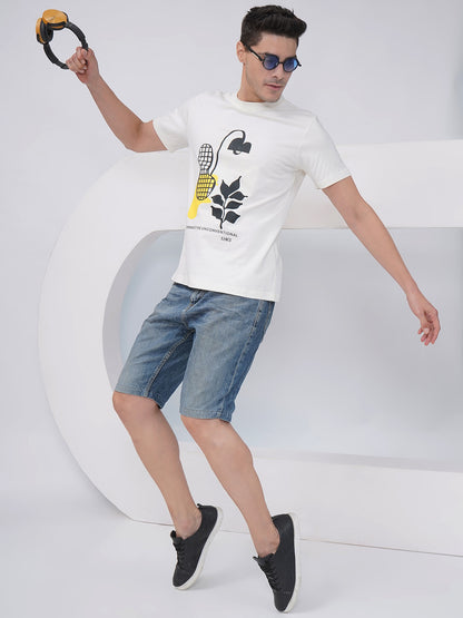 Off-White Men’s Graphic Print T-Shirt – KMRT006