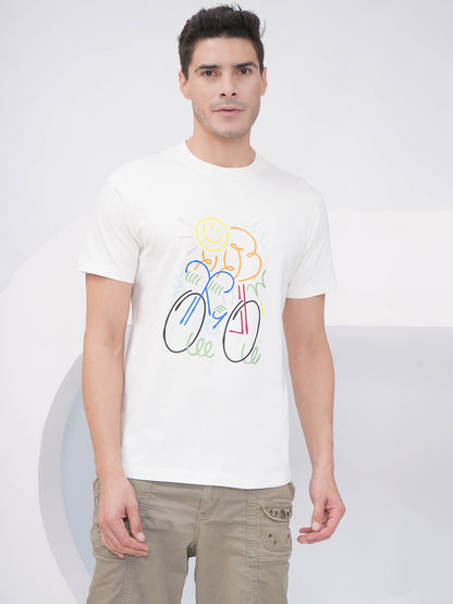 Off-White Men’s Graphic Print T-Shirt – KMRT004