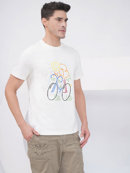 Off-White Men’s Graphic Print T-Shirt – KMRT004