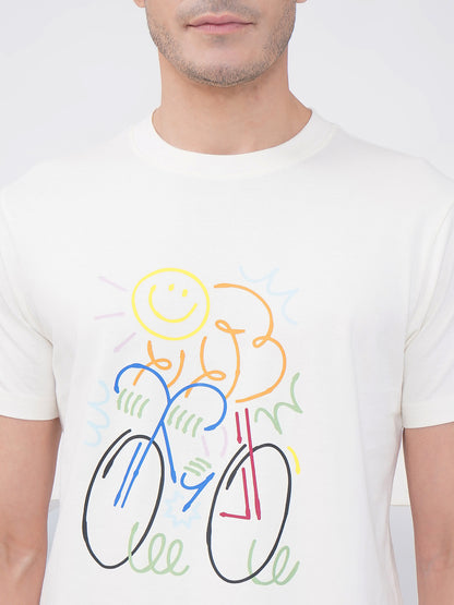 Off-White Men’s Graphic Print T-Shirt – KMRT004